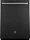 GE - Café Series 24" Built-In Dishwasher - Black Slate-Front_Standard