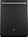 Front Zoom. GE - Café Series 24" Built-In Dishwasher - Black Slate.