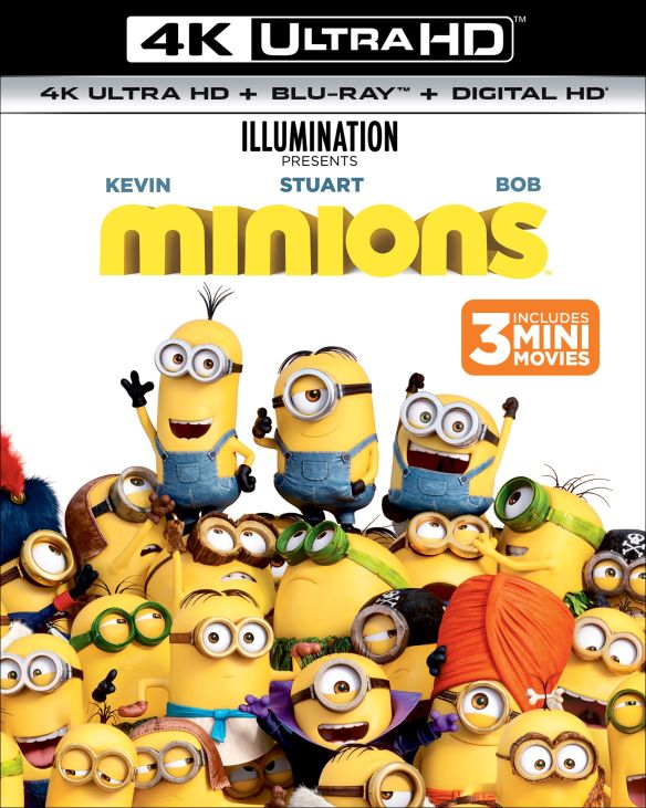  Minions [Includes Digital Copy] [Blu-ray] [2 Discs] [4K Ultra HD Blu-ray] [2015]