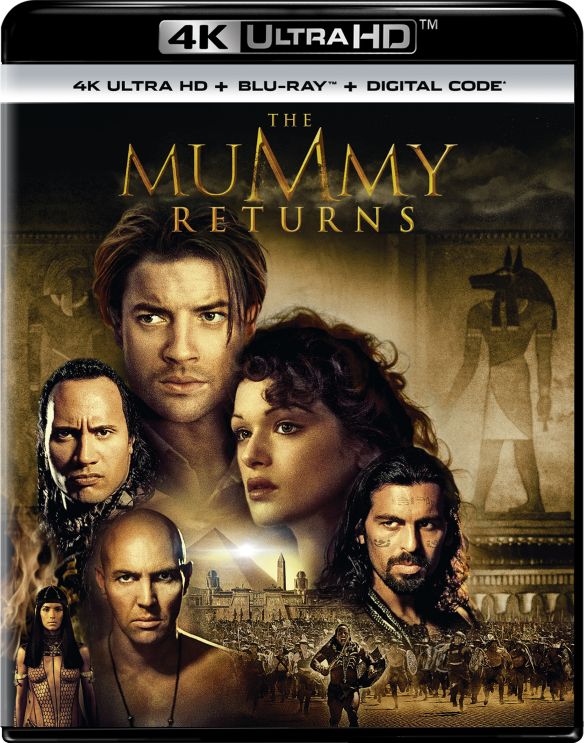  The Mummy Returns [Includes Digital Copy] [4K Ultra HD Blu-ray] [2 Discs] [2001]
