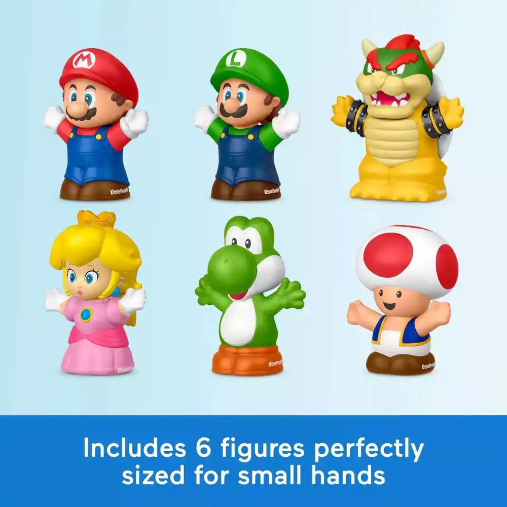 Includes 6 figures perfectly sized for small hands