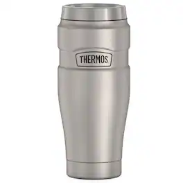 Thermos - 16-Ounce Stainless King Vacuum-Insulated Stainless Steel Travel Tumbler - Matte Steel