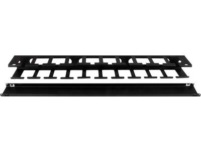 Sequel Finger Racks StarTech.com 1U Horizontal Finger Duct Rack Cable Management Panel with ...