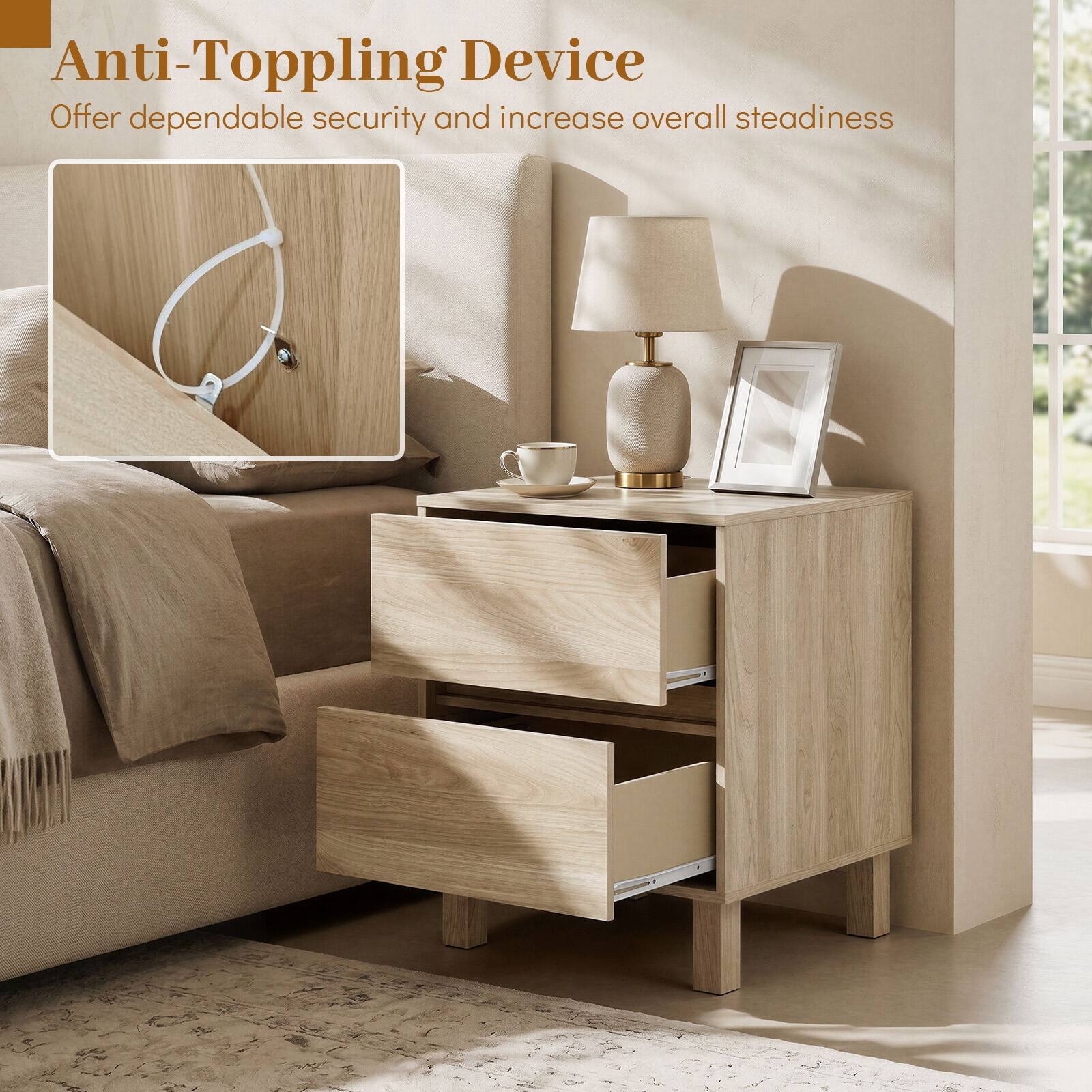 Anti-Toppling Device  
Offer dependable security and increase overall steadiness