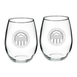 Jardine - Longwood Lancers 21oz. 2-Piece Stemless Wine Glass Set - Multicolor