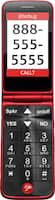 GreatCall - GreatCall Flip Prepaid Cell Phone for Seniors - Red - Front_Zoom