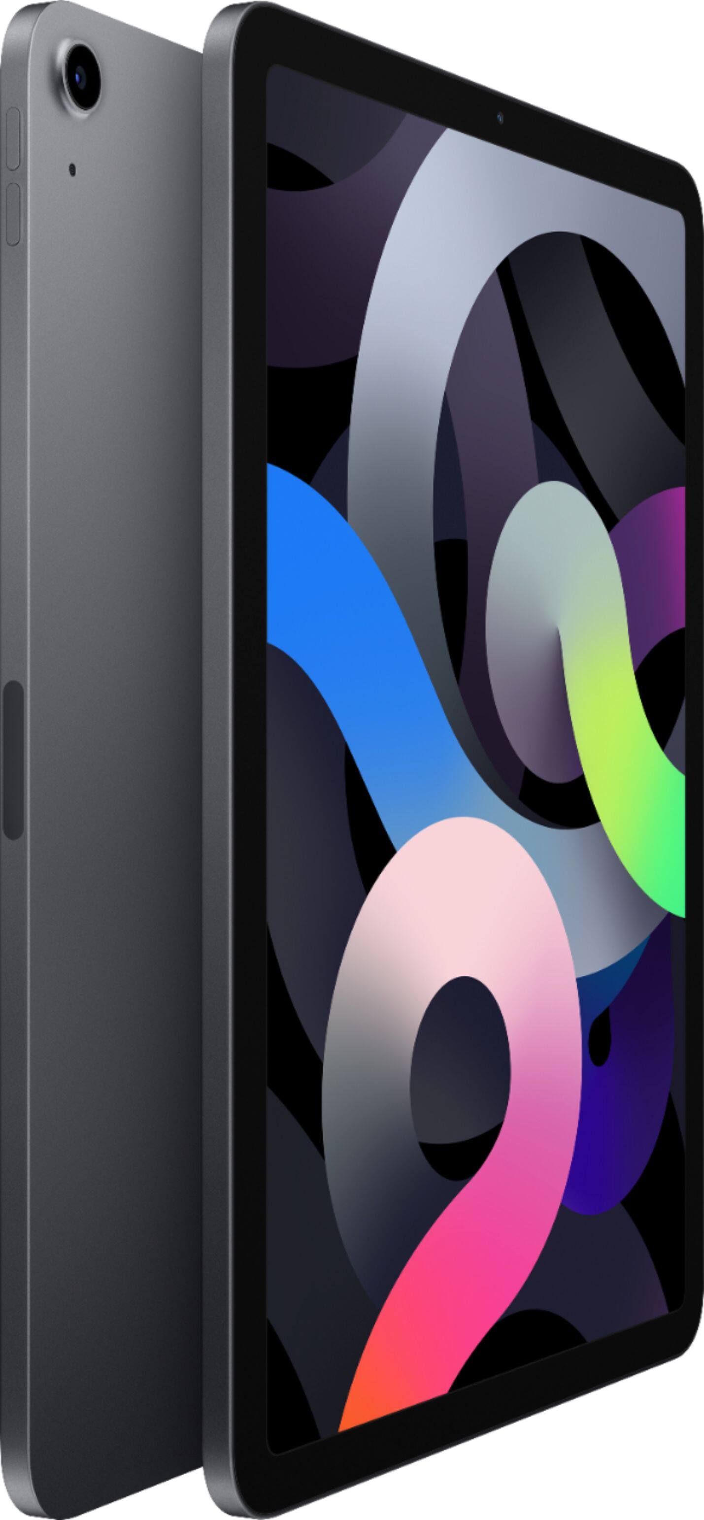 Alt View 11. Apple - 10.9-Inch iPad Air  - (4th Generation) with Wi-Fi - 64GB - Space Gray.