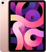 Apple - 10.9-Inch iPad Air - Latest Model - (4th Generation) with Wi-Fi - 64GB - Rose Gold - Front_Zoom