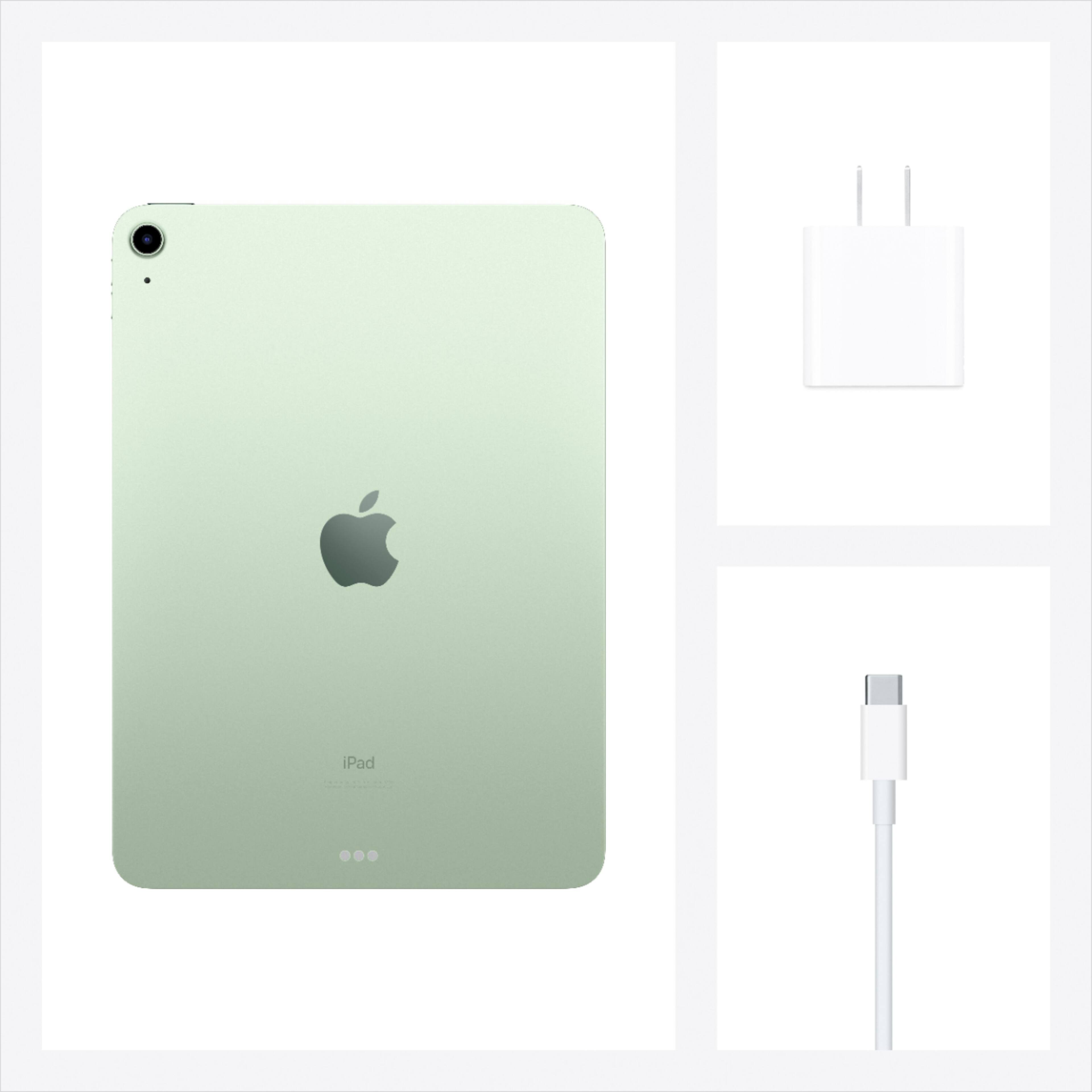 Alt View 14. Apple - 10.9-Inch iPad Air  - (4th Generation) with Wi-Fi - 256GB - Green.