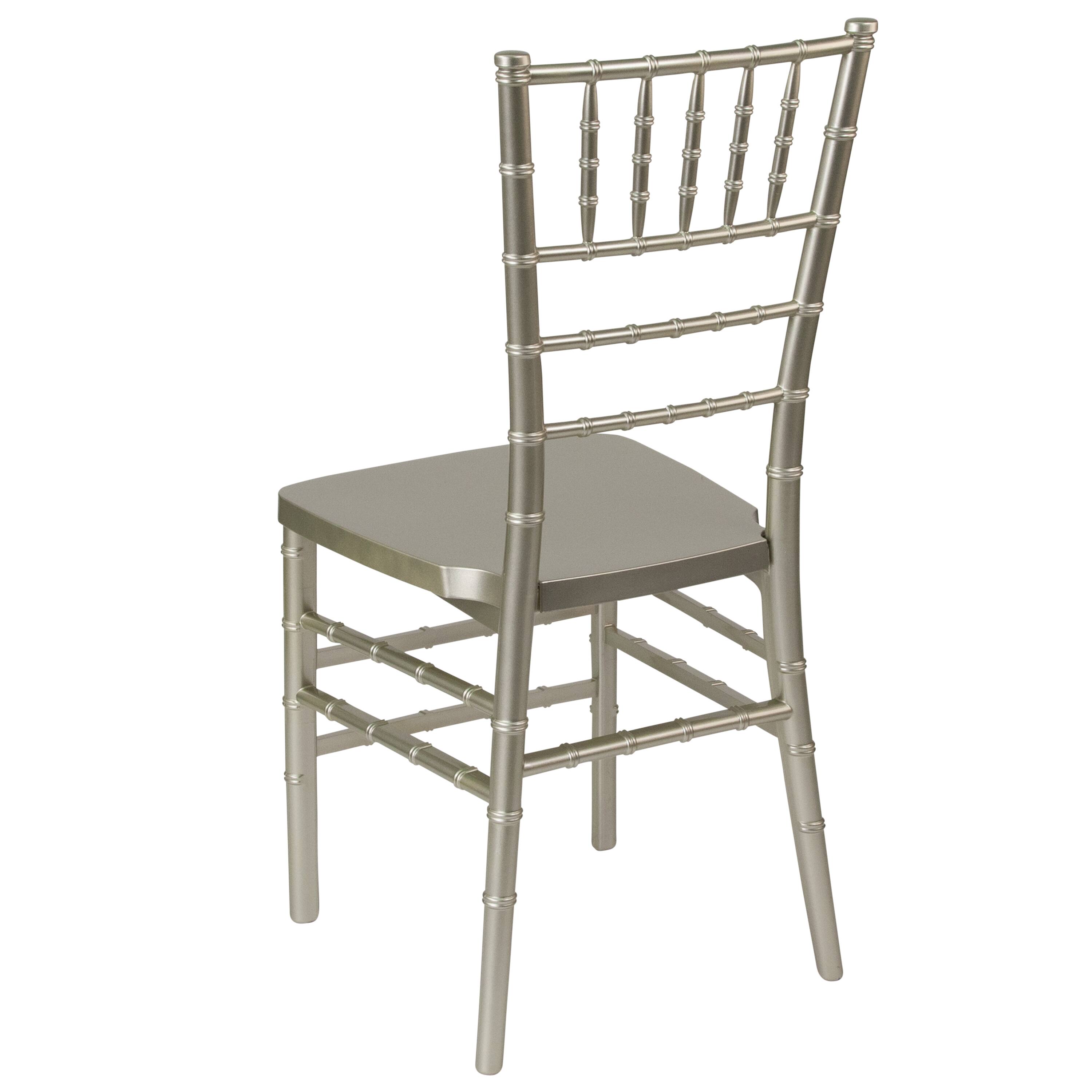 Alt View 4. Emma + Oliver - Wedding & Event Resin Stacking Chiavari Dining Chair - Champagne.