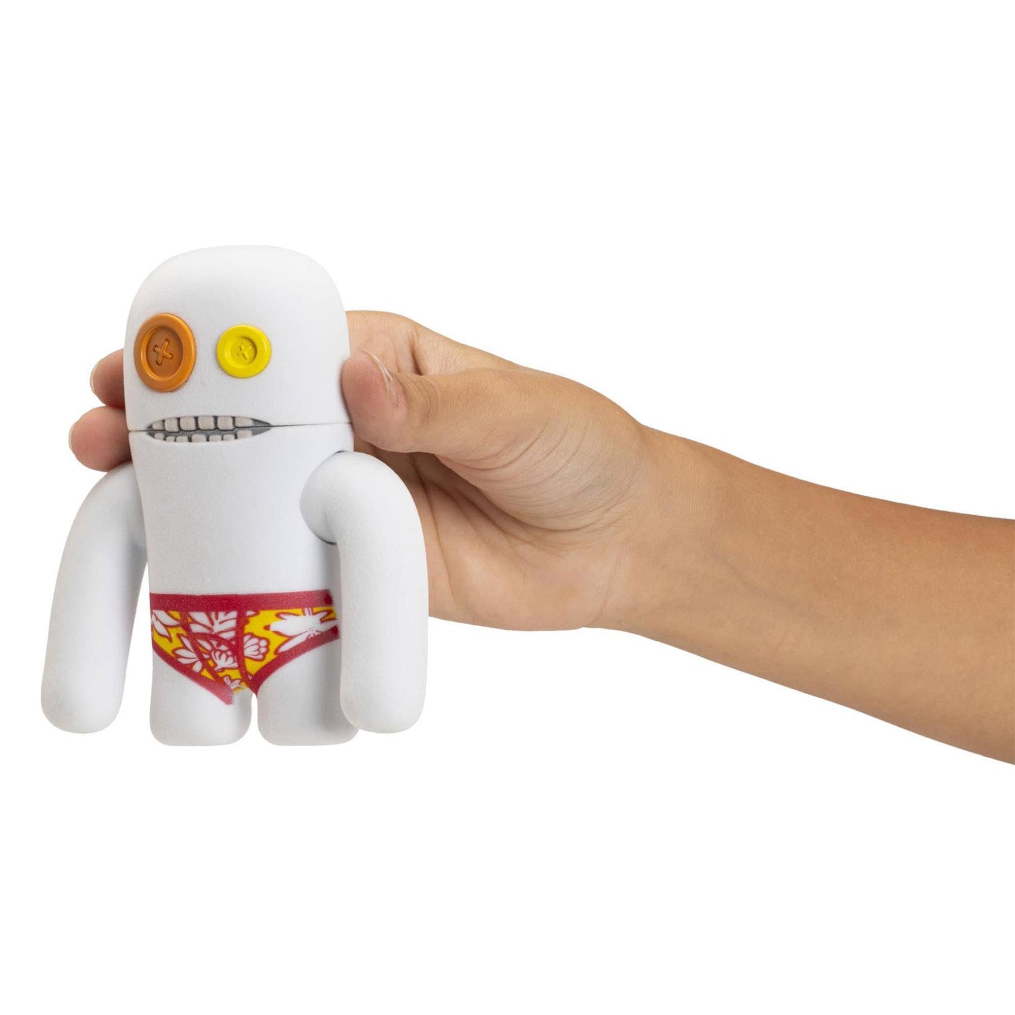 Alt View 4. ZURU - Fuggler 4.5 Inch Vinyl Figure | White - White.