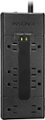 Front Zoom. Insignia™ - 8-Outlet Surge Protector Strip - Black.