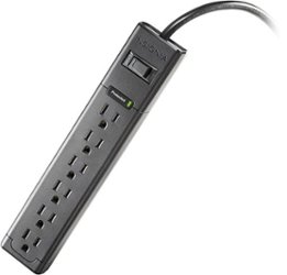 Insignia™ - 6-Outlet Surge Protector Strip - Front_Zoom