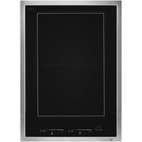 JennAir - 15" Electric Induction Cooktop - Black/Silver - Front_Zoom