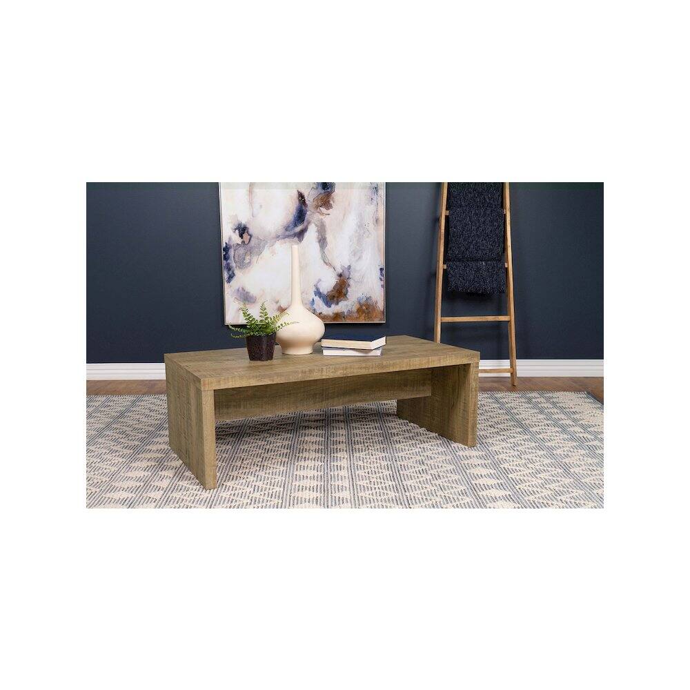 Alt View 5. Coaster Co. of America - Lynette Rectangular Engineered Wood Coffee Table Mango - Green.