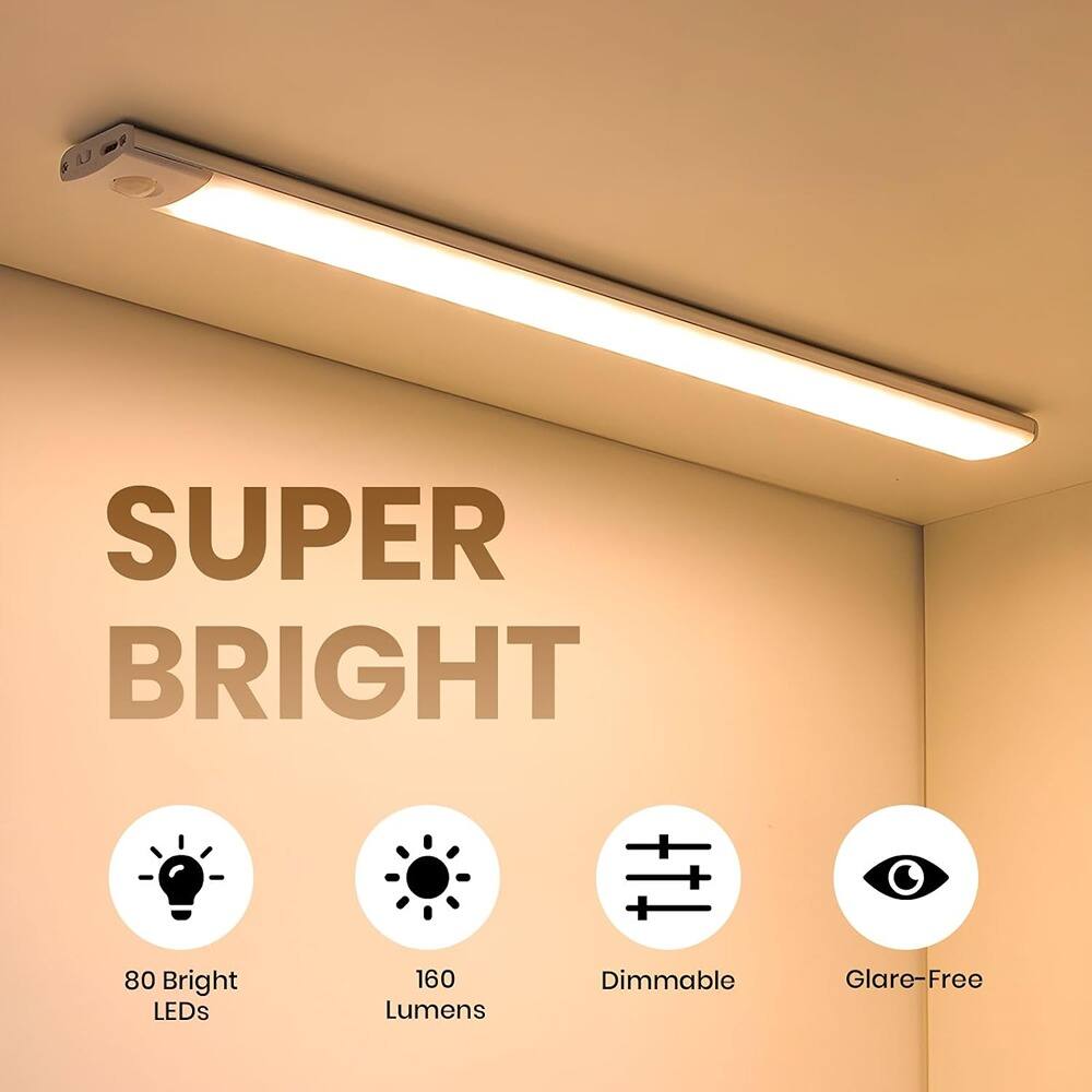 SUPER BRIGHT  
80 Bright LEDs  
160 Lumens  
Dimmable  
Glare-Free