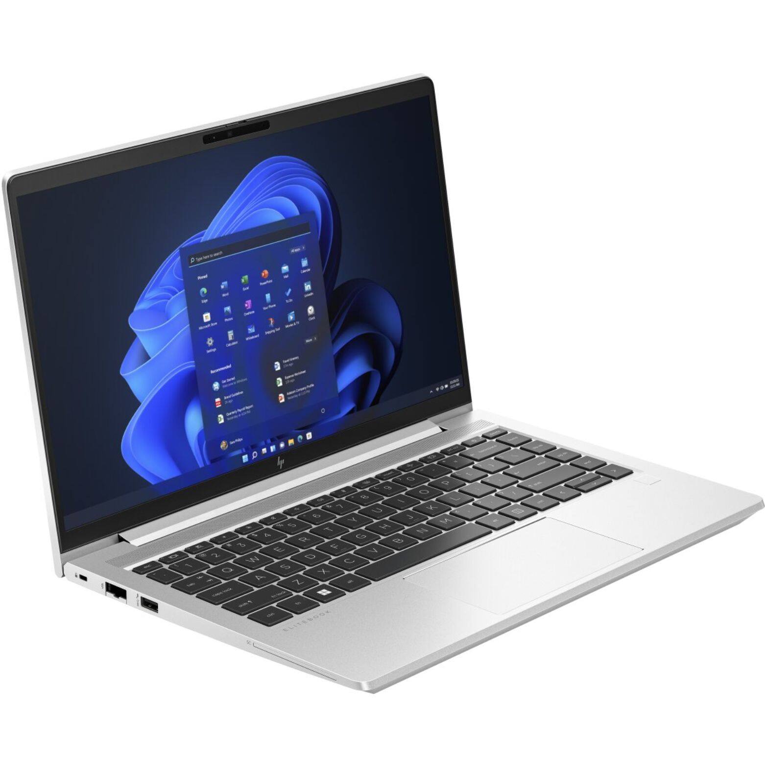 Alt View 2. HP - EliteBook 640 G10 14" FHD Intel Core i7-1365U 1.3 GHz up to 3.9 GHz 32GB 512GB SSD Windows 11 Pro Laptop - Silver.