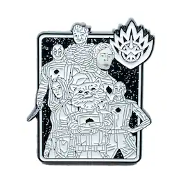 Marvel - Guardians of the Galaxy Characters Enamel Pin - Black