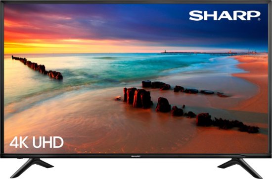 Sharp - 60" Class (59.5" Diag.) - LED - 2160p - Smart - 4K Ultra HD TV - Front_Zoom