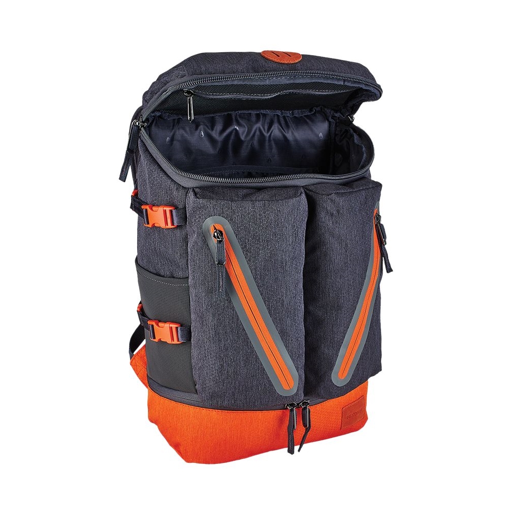 Best Buy: NIXON Scripps Backpack Orange/dark gray C2605-2352-00