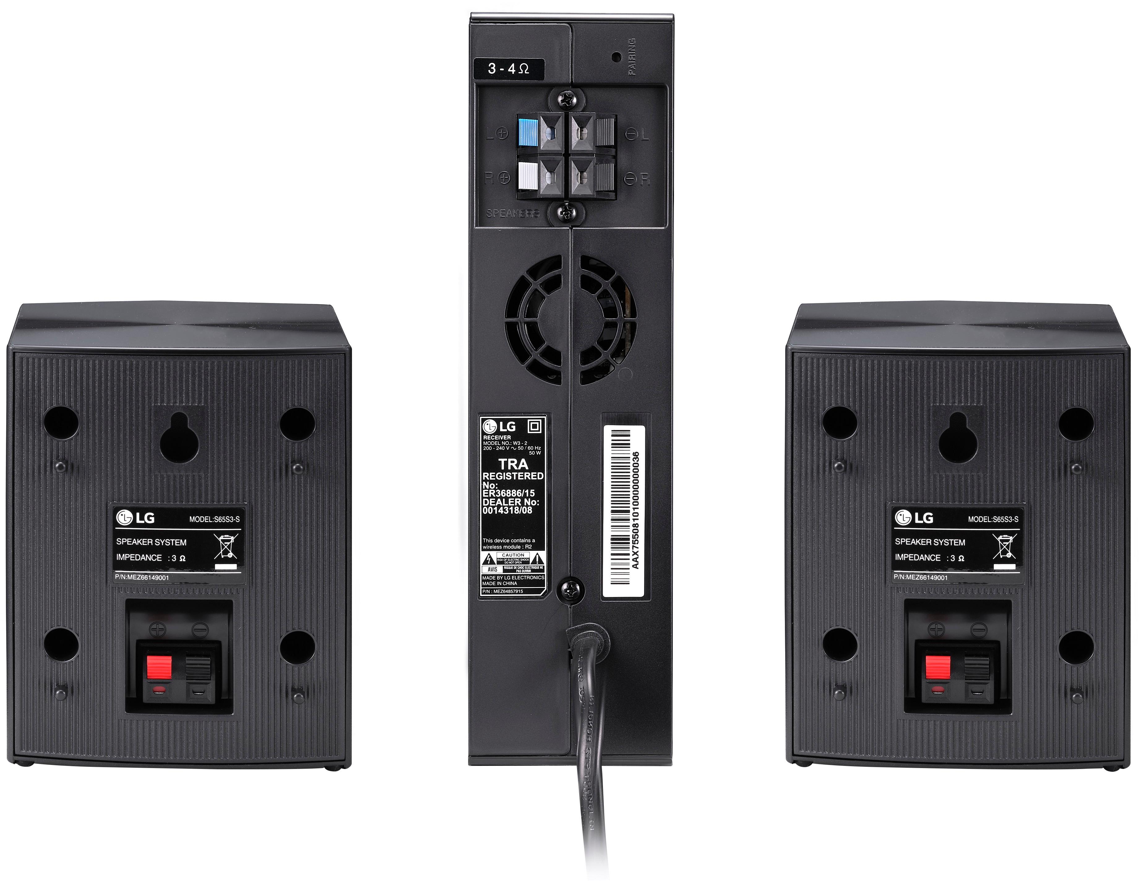 Best Buy: LG 4.1-Channel Hi-Res Soundbar System with Wireless Subwoofer and Digital Black SJ4R