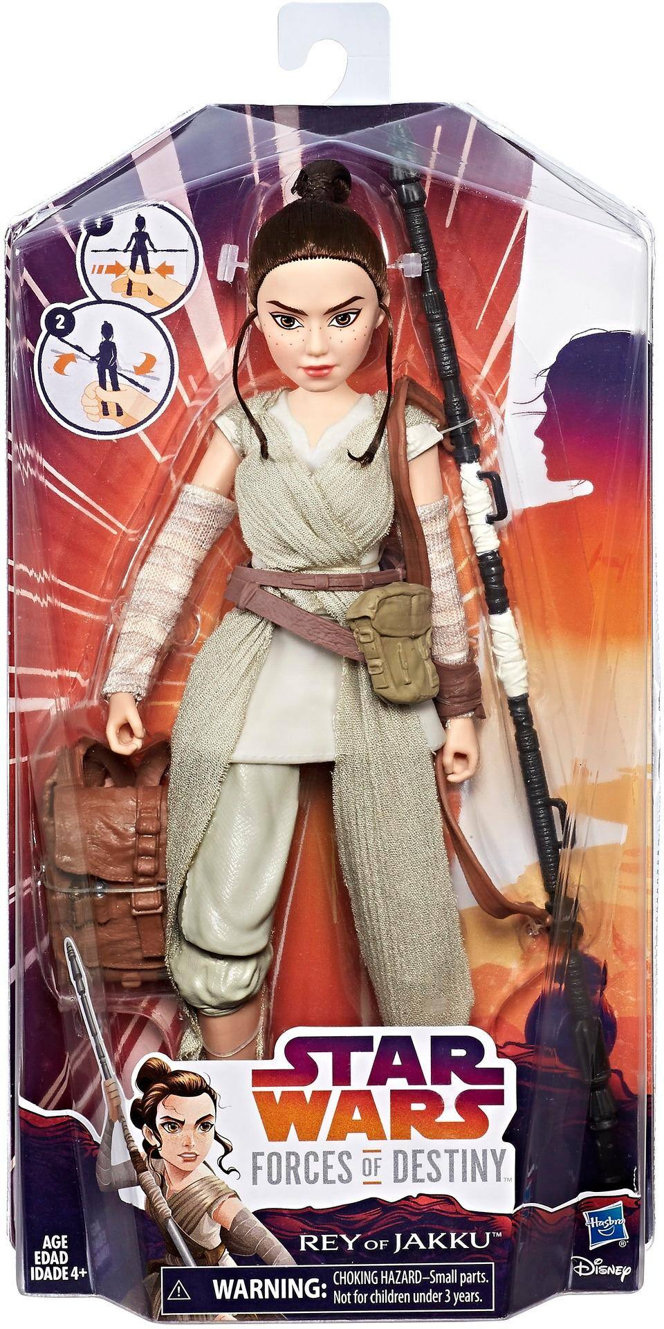 Alt View 11. Star Wars - Star Wars Forces of Destiny Rey of Jakku Adventure Figure.