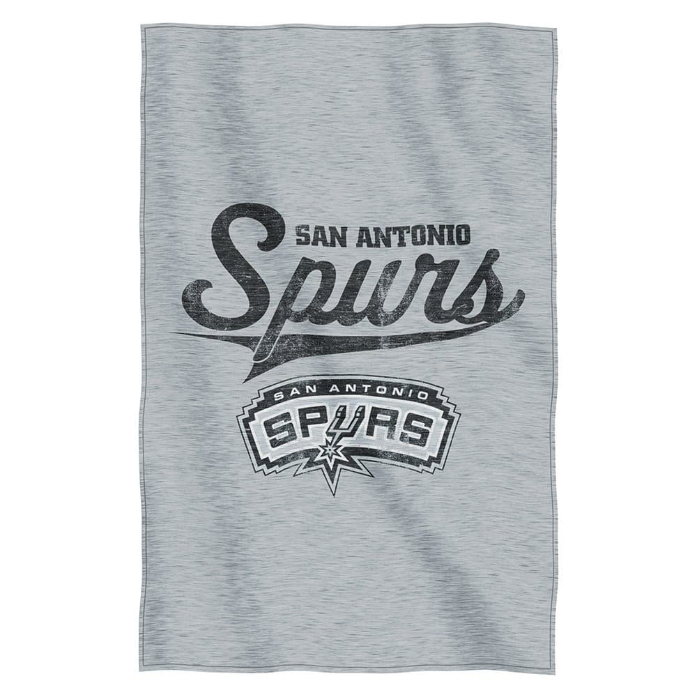 Northwest - San Antonio Spurs NBA Distressed Look Sweatshirt Material Blanket Throw - Multi