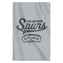Northwest - San Antonio Spurs NBA Distressed Look Sweatshirt Material Blanket Throw - Multi