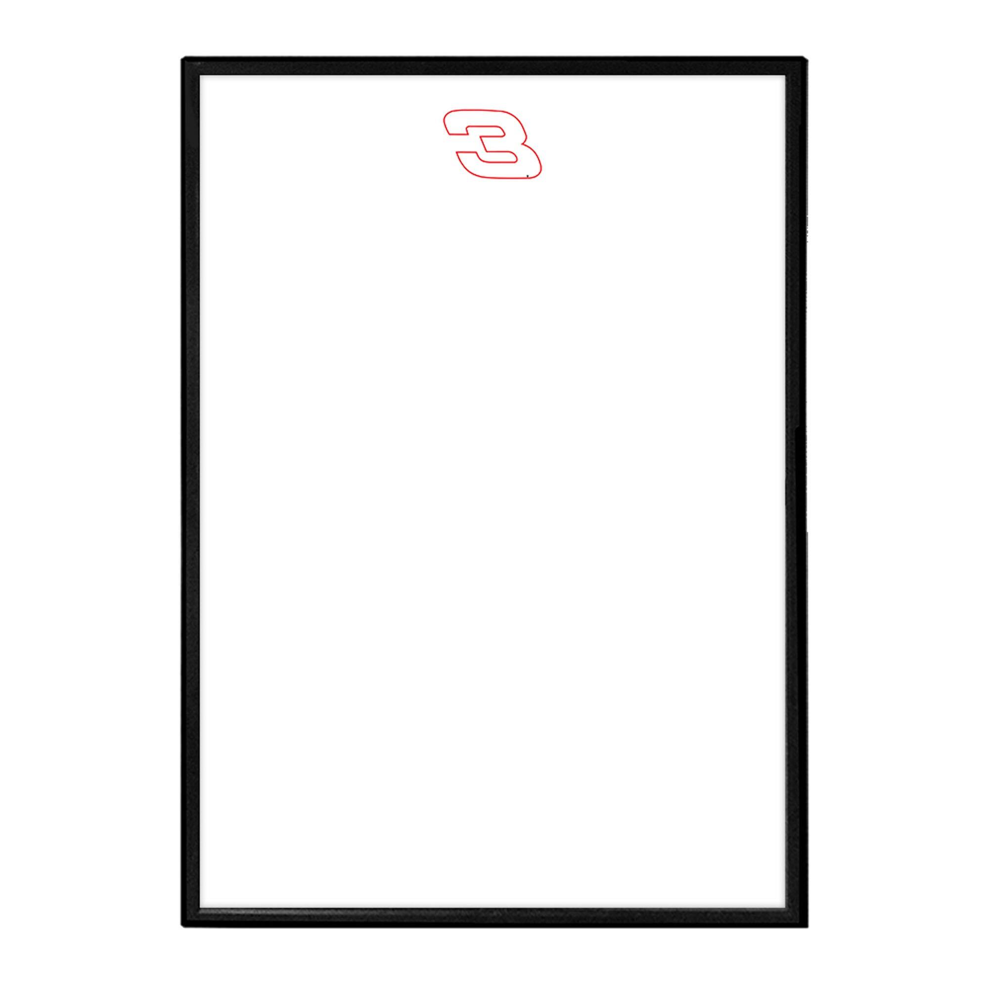 Austin Dillon 19" x 27" Framed Dry Erase Board