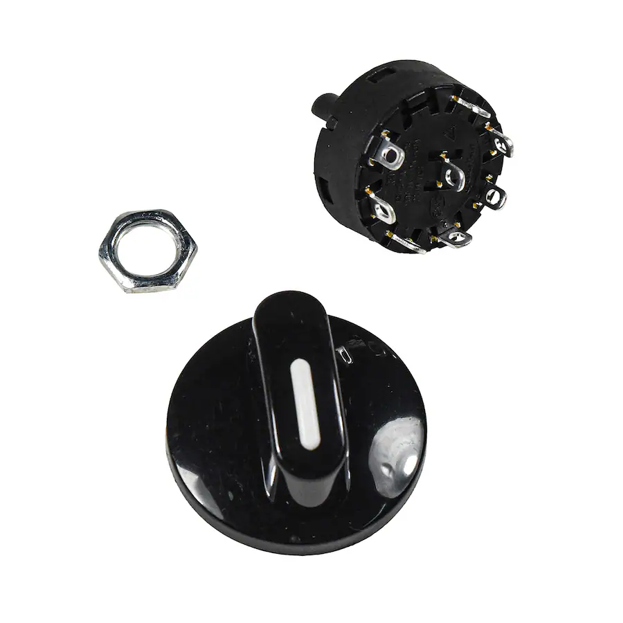 HQRP Rotary Switch with Knob SP7T 7 Position 1 Pole Selector, 8 A 120 V ...