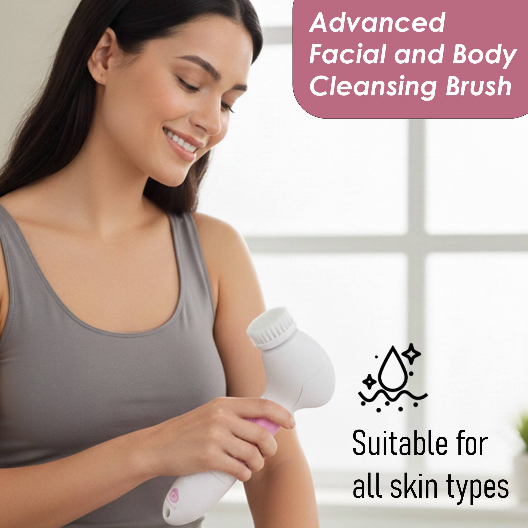 Advanced Facial and Body Cleansing Brush  
Suitable for all skin types