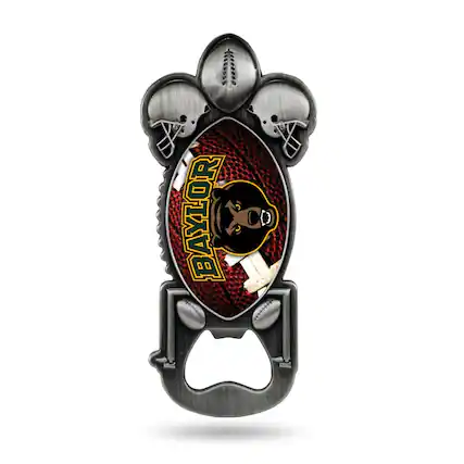Front. Rico Industries - Baylor Bears Party Starter Magnetic Metal Bottle Opener - Multi.