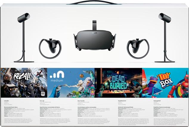 Best Buy: Oculus Rift + Touch Virtual Reality Headset Bundle for