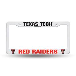 Rico Industries - Texas Tech Red Raiders Raised Letter Plastic License Plate Frame - Multi
