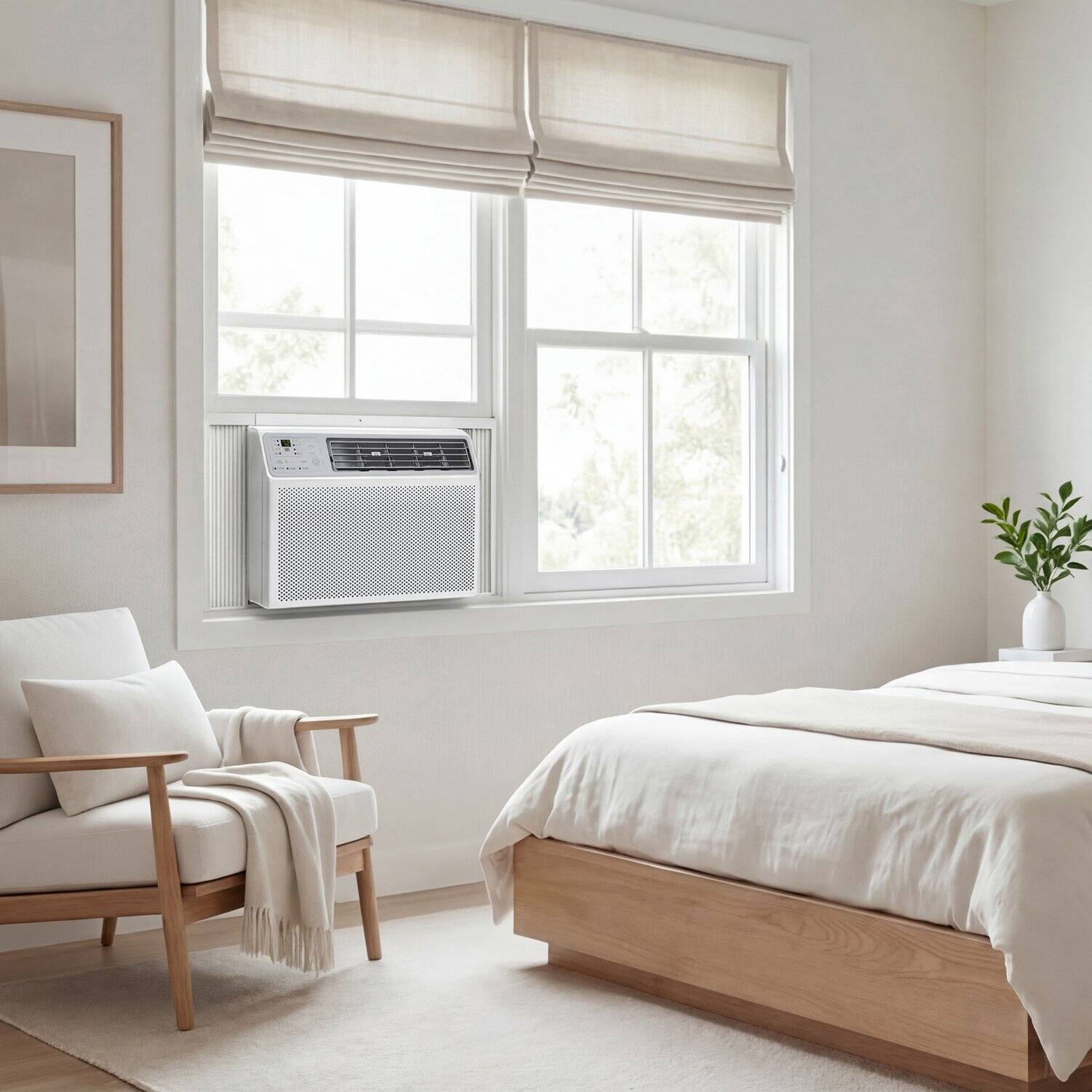 Alt View 7. TCL - 350 Sq. Ft. 8,000 BTU Smart Window Air Conditioner - White.