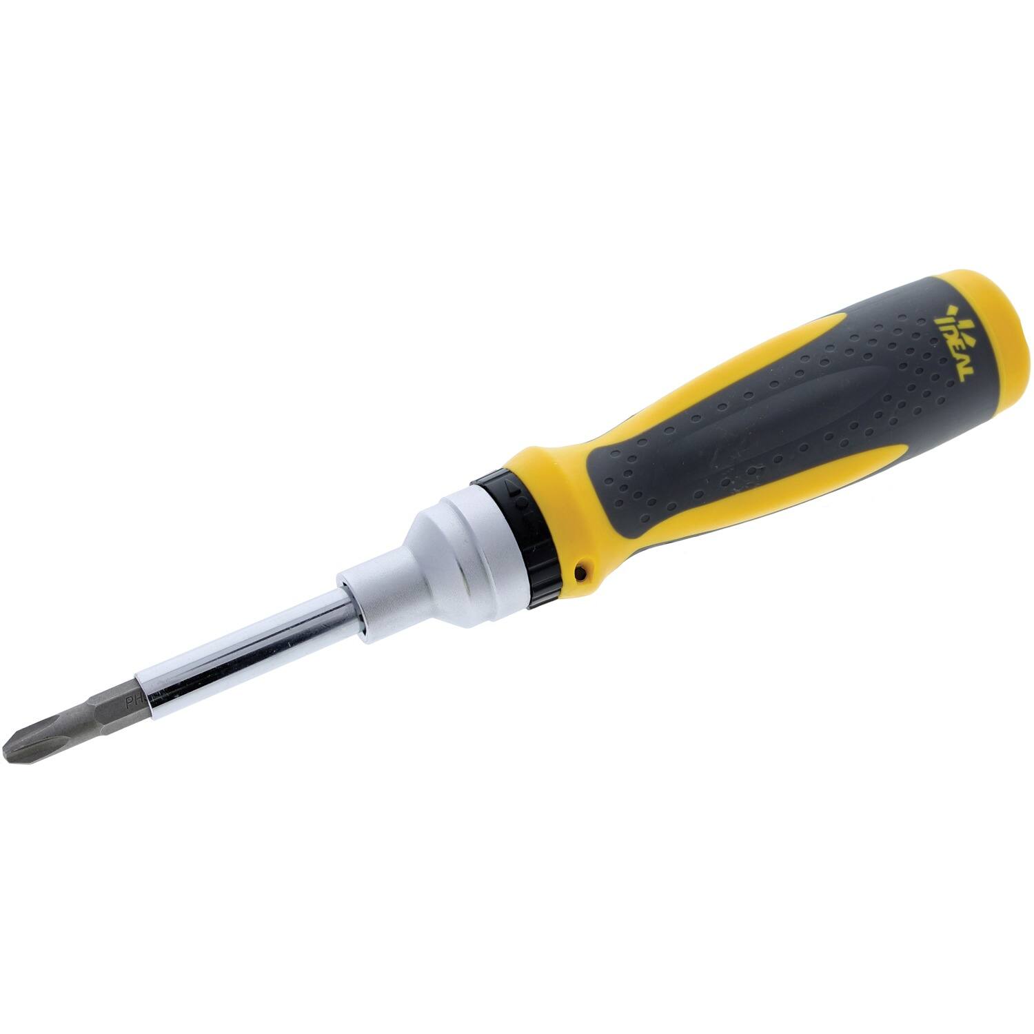 Left. IDEAL - 21-in-1 Twist-A-Nut Ratcheting Screwdriver.