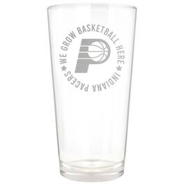 Great American Products - Indiana Pacers Etched 16oz. Rally Cry Pint Glass - Multicolor
