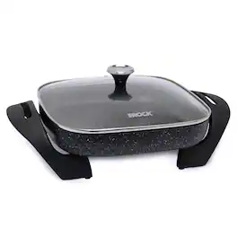 THE ROCK by Starfrit - 024400-002-0001 12-in. Electric Skillet - Black