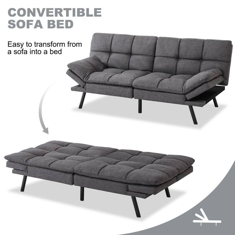 CONVERTIBLE SOFA BED

Easy to transform from a sofa into a bed