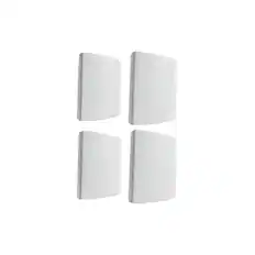 Front. Definitive Technology - Definitive Technology Dymension AW-650 All-Weather Outdoor Speaker Bundle (White - Pair) IP66 Weatherproof (4 Speakers) - White.
