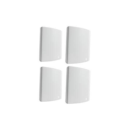 Front. Definitive Technology - Definitive Technology Dymension AW-650 All-Weather Outdoor Speaker Bundle (White - Pair) IP66 Weatherproof (4 Speakers) - White.