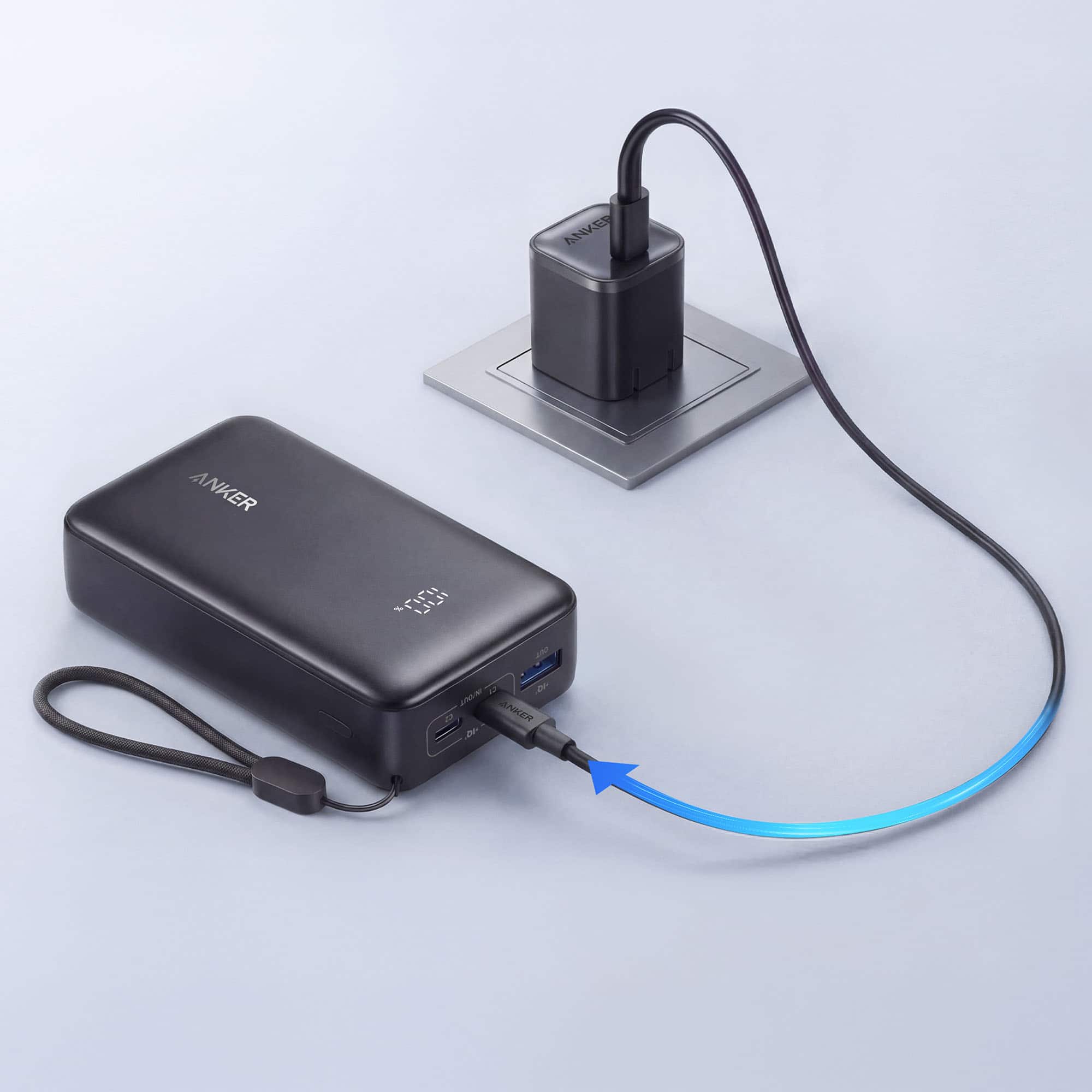 Anker Zolo Power Bank (10K, 30W) Black - Best Buy