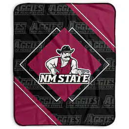 Pegasus - New Mexico State Aggies 50" x 60" Diamond Logo Fleece Blanket - Multicolor
