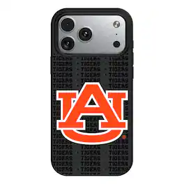 Keyscaper - NCAA - Auburn Tigers Primary Logo iPhone Magnetic Bump Case - 15 - Black