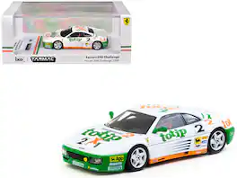 Ferrari 348 Challenge #2 Paolo Cutrera "Ferrari 348 Challenge" (1993) "Hobby64" Series 1/64 Diecast Model Tarmac Works