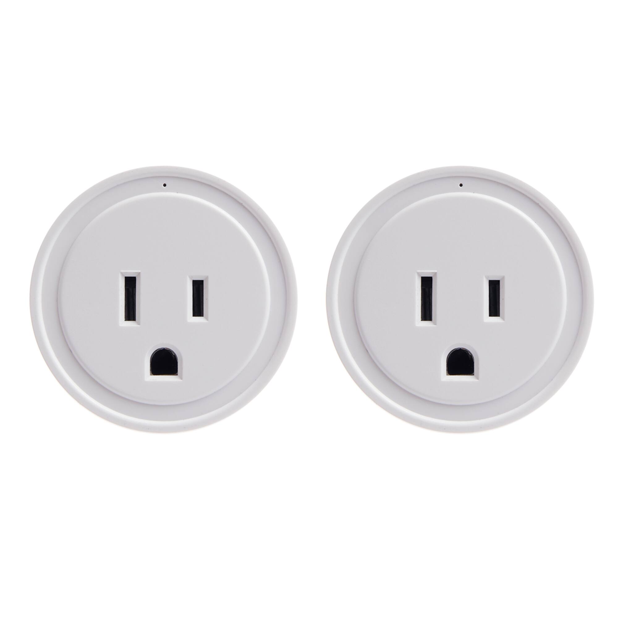 Alt View 8. Energizer - Energizer Connect Smart 2-Pack 15W WiFi Plug, Mobile App Enabled, Voice Controlled, Alexa, Siri, Hey Google Enabled - White.