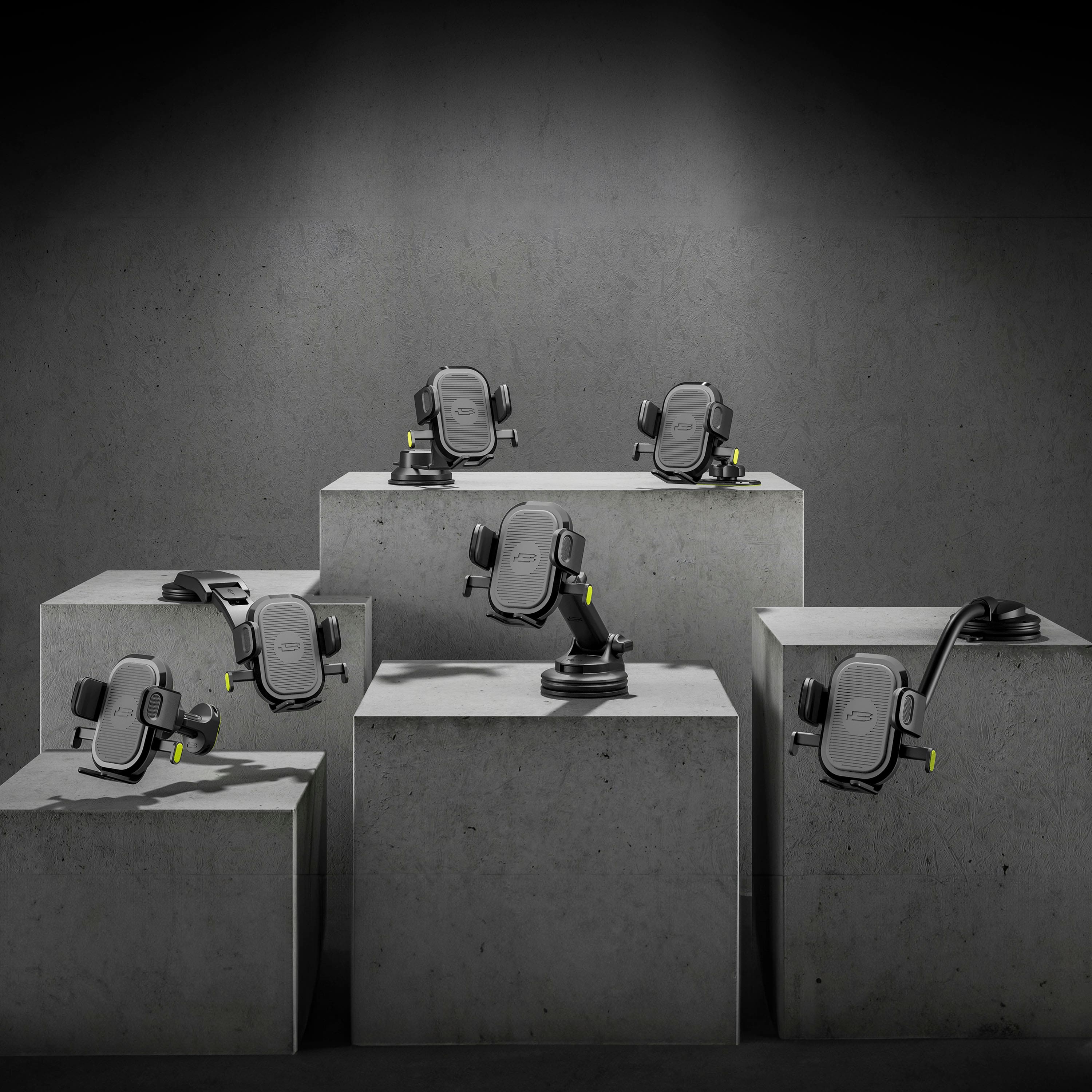 Alt View 11. Bracketron - OneClick Flex Window, Dash & Vent Mount - Black.