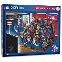 YouTheFan - Chicago Cubs Purebred Fans 18'' x 24'' A Real Nailbiter 500-Piece Puzzle - Multicolor