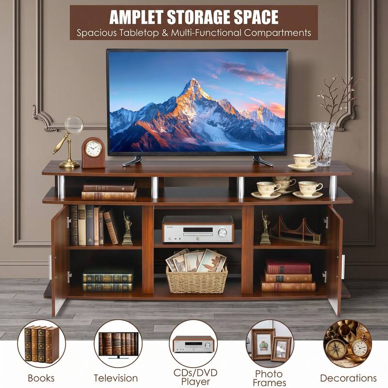 AMPLET STORAGE SPACE  
Spacious Tabletop & Multi-Functional Compartments

- Books
- Television
- CDs/DVD Player
- Photo Frames
- Decorations