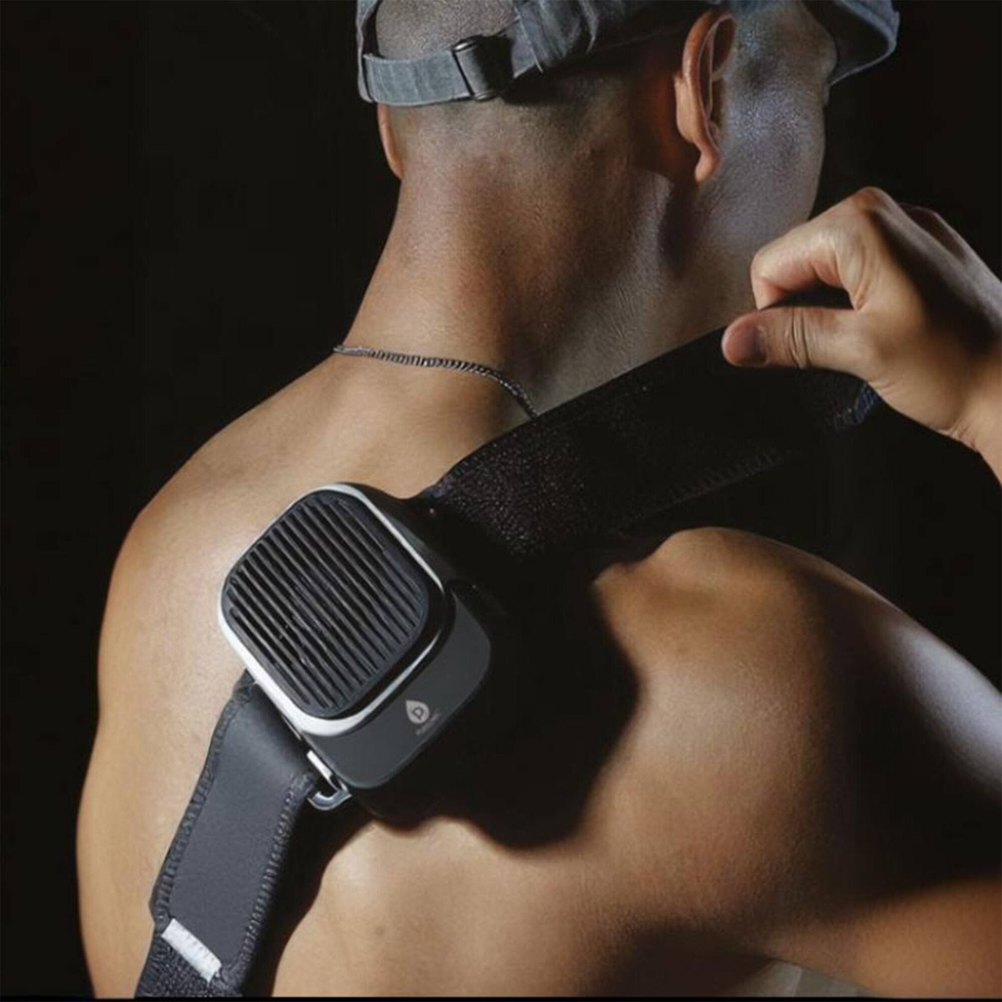 Back. Pursonic - The Ultimate Muscle Recovery Duo: Hot & Cold Massager + Deep Tissue Massage Gun.